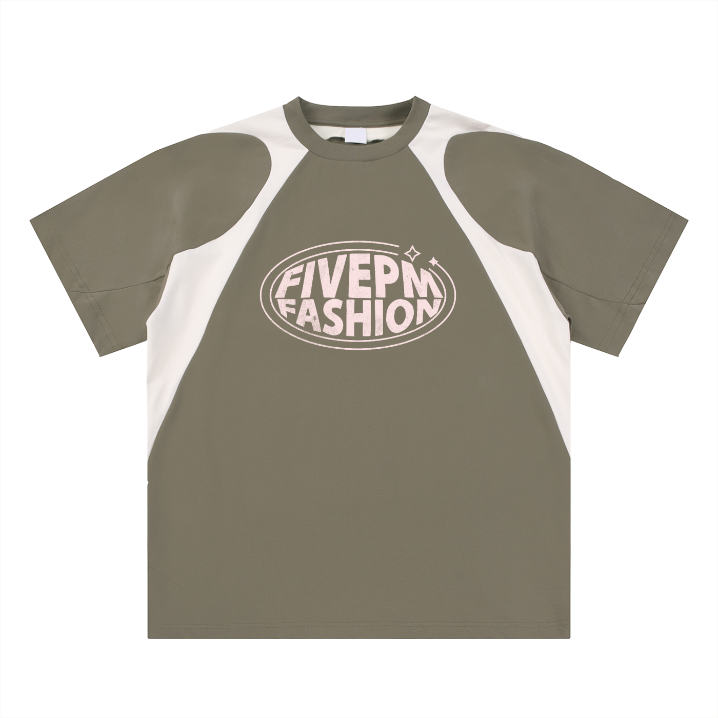 FivePm  Panel Cotton T-Shirt