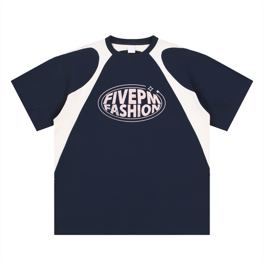 FivePm  Panel Cotton T-Shirt