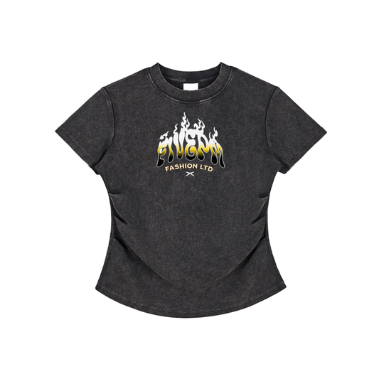 FivePM Vintaged-Wash Bodycon T