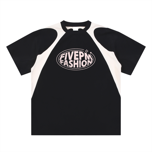 FivePm  Panel Cotton T-Shirt