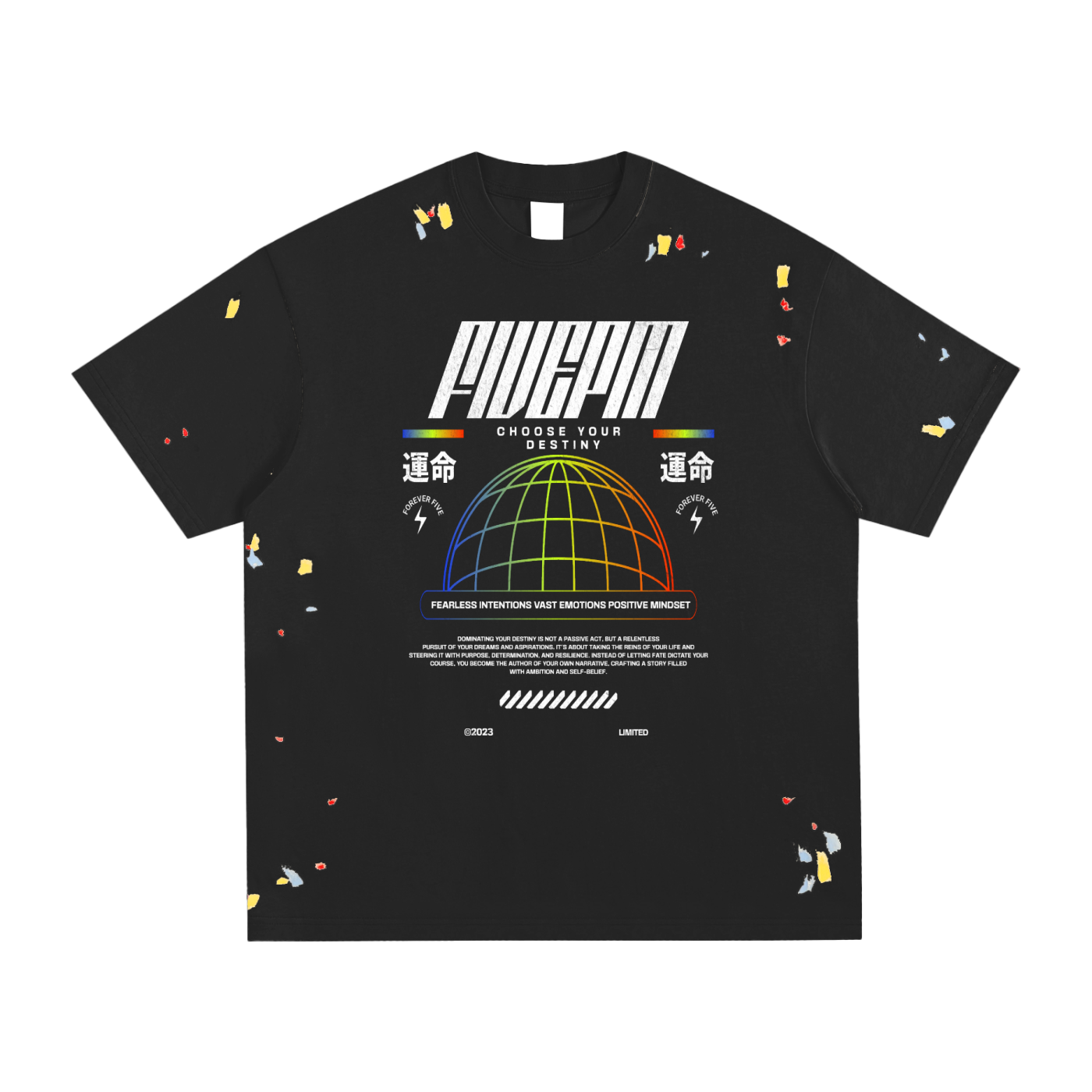 FivePm Paint Splatter T