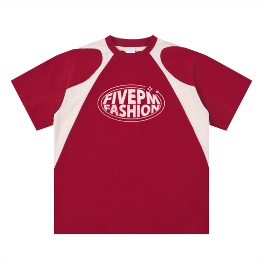 FivePm  Panel Cotton T-Shirt