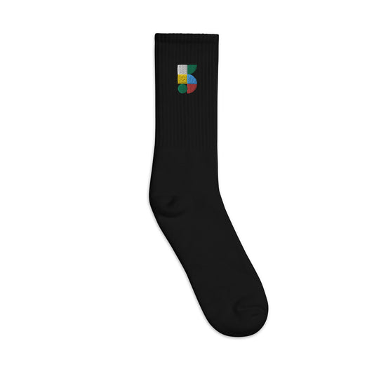 Five Pm Embroidered socks