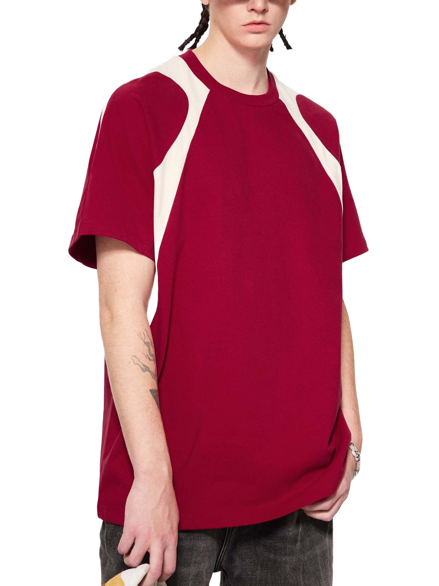 FivePm  Panel Cotton T-Shirt